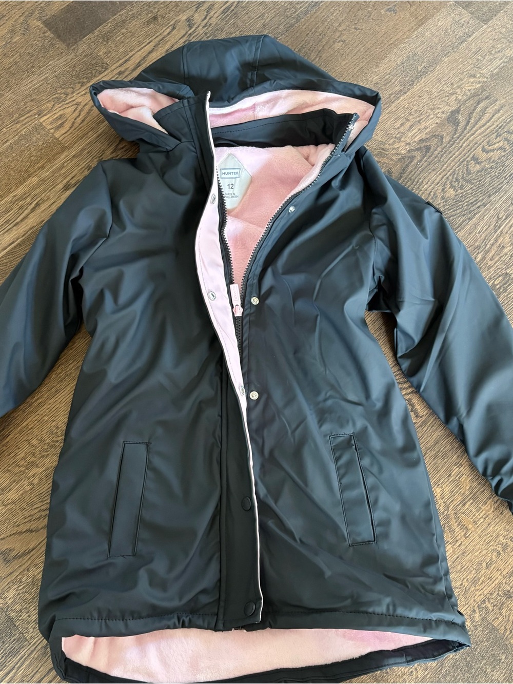 BNWT Girls Hunter rain jacket